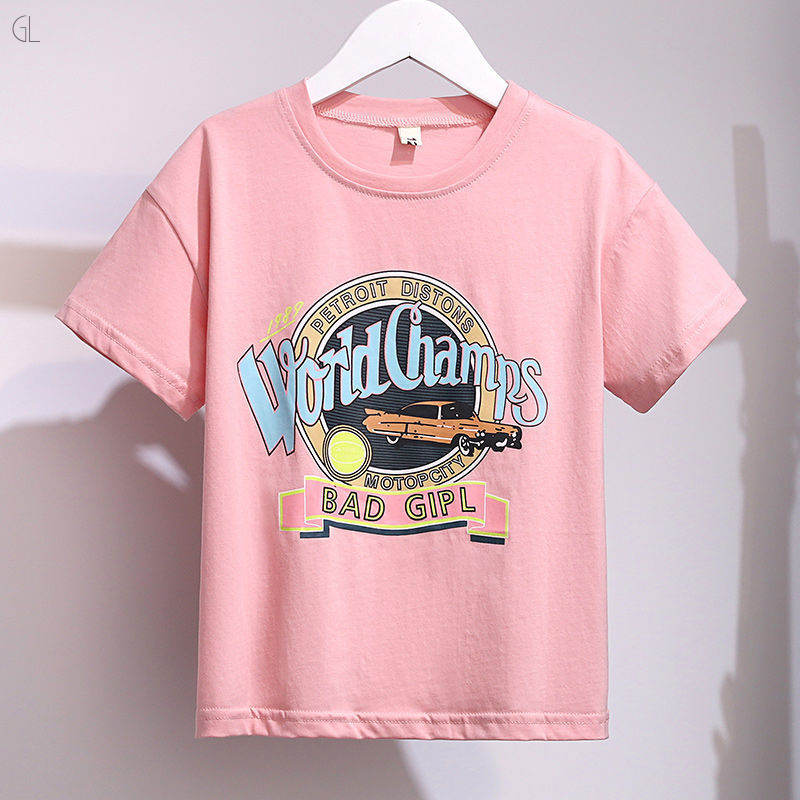 ピンク／Tシャツ／単品