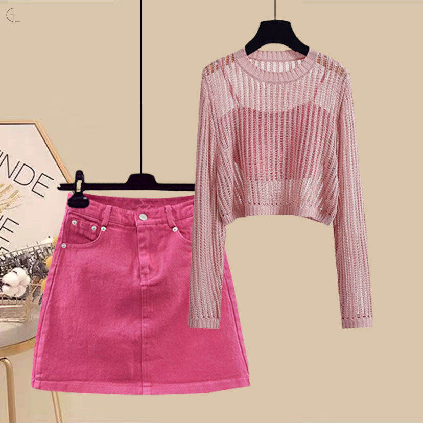 ピンク/Tシャツ+ピンク/タンクトップ+ピンク/スカート
